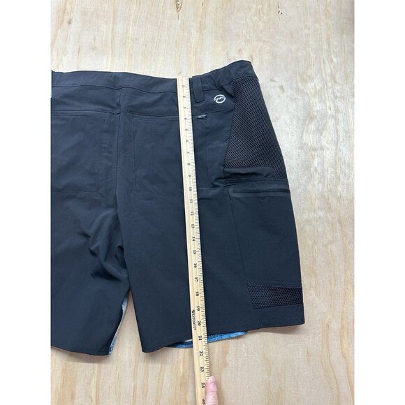 Magellan Pro Angler Fishing Men's Size 2XL Board Shorts Swim trunks Black/Blue - Picture 5 of 9